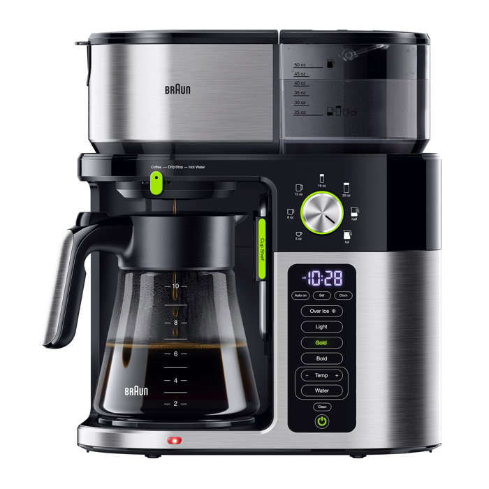Braun MultiServe 10Cup Certified Coffee Maker with Internal Water